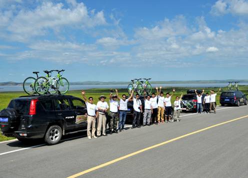 2011 <wbr>北京鈥敽袈妆炊 <wbr>4+2草原之旅骑行活动 <wbr>之 <wbr>乌兰浩特至扎兰屯柴河镇路段